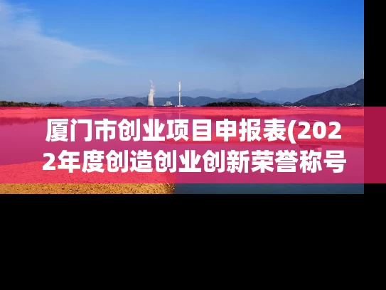 厦门市创业项目申报表(2022年度创造创业创新荣誉称号申报表怎么写)