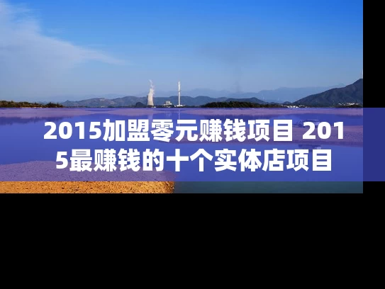 2015加盟零元赚钱项目 2015最赚钱的十个实体店项目