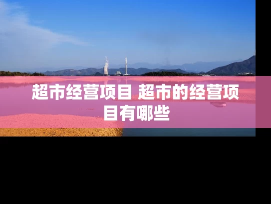 超市经营项目 超市的经营项目有哪些