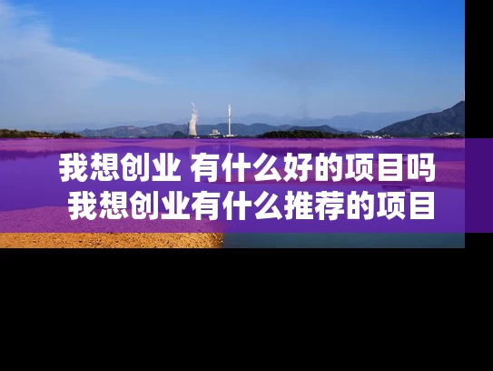 我想创业 有什么好的项目吗 我想创业有什么推荐的项目