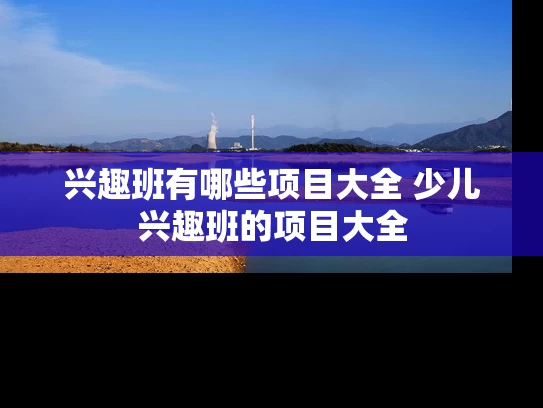 兴趣班有哪些项目大全 少儿兴趣班的项目大全