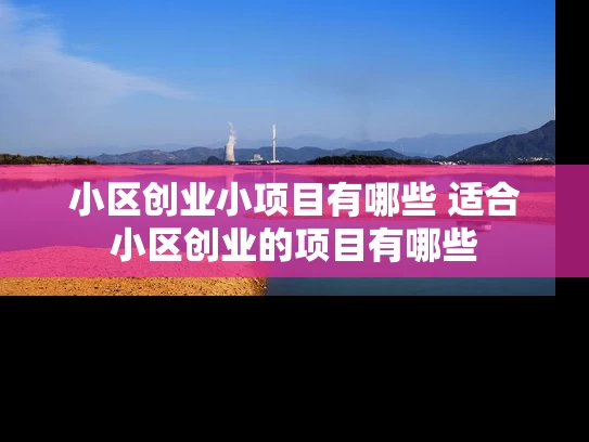 小区创业小项目有哪些 适合小区创业的项目有哪些