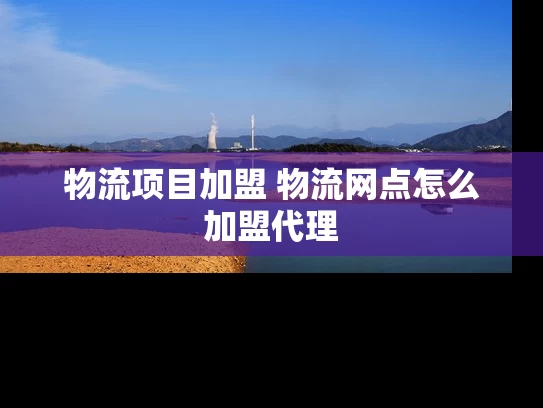 物流项目加盟 物流网点怎么加盟代理