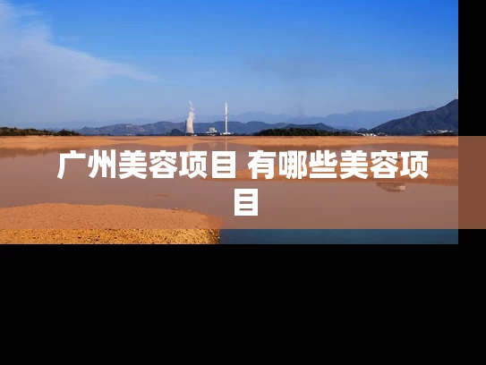 广州美容项目 有哪些美容项目