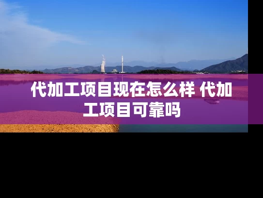 代加工项目现在怎么样 代加工项目可靠吗