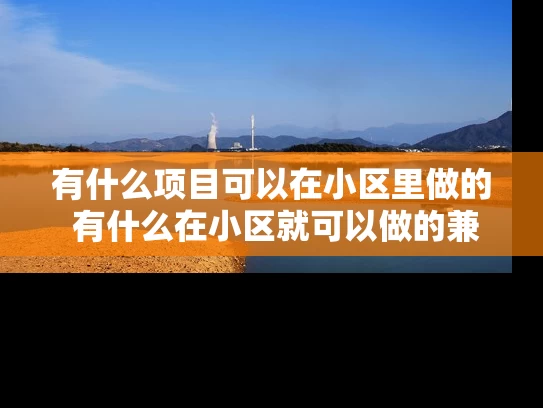 有什么项目可以在小区里做的 有什么在小区就可以做的兼职