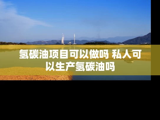 氢碳油项目可以做吗 私人可以生产氢碳油吗