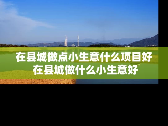 在县城做点小生意什么项目好 在县城做什么小生意好