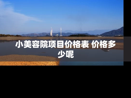 小美容院项目价格表 价格多少呢