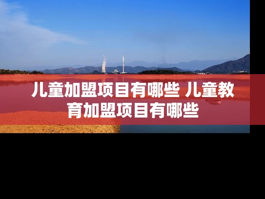 儿童加盟项目有哪些 儿童教育加盟项目有哪些