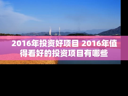 2016年投资好项目 2016年值得看好的投资项目有哪些
