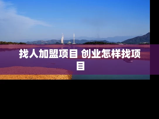 找人加盟项目 创业怎样找项目