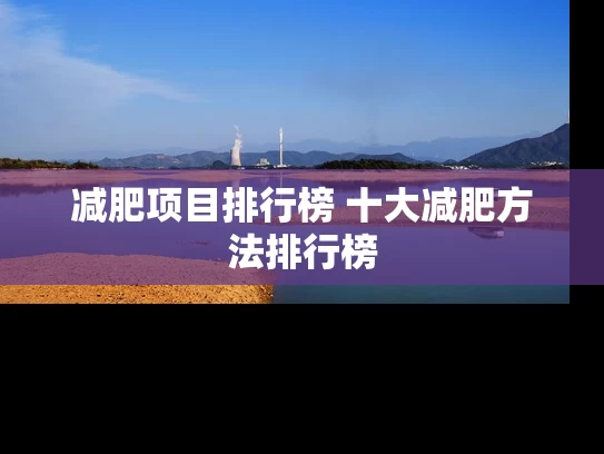 减肥项目排行榜 十大减肥方法排行榜