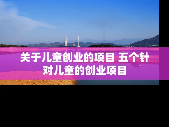 关于儿童创业的项目 五个针对儿童的创业项目
