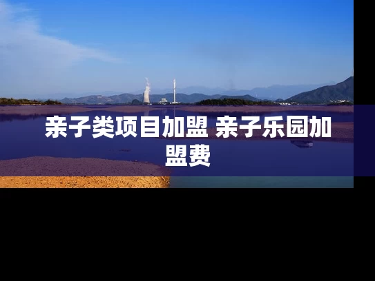 亲子类项目加盟 亲子乐园加盟费