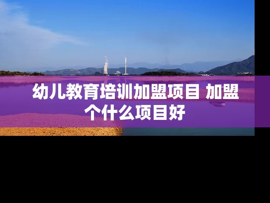 幼儿教育培训加盟项目 加盟个什么项目好