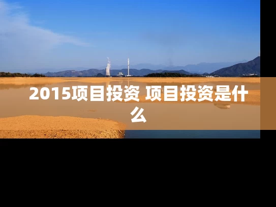 2015项目投资 项目投资是什么