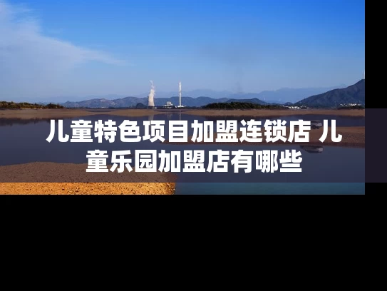 儿童特色项目加盟连锁店 儿童乐园加盟店有哪些