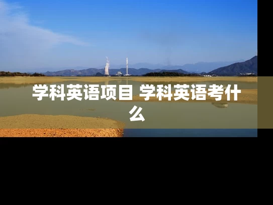 学科英语项目 学科英语考什么