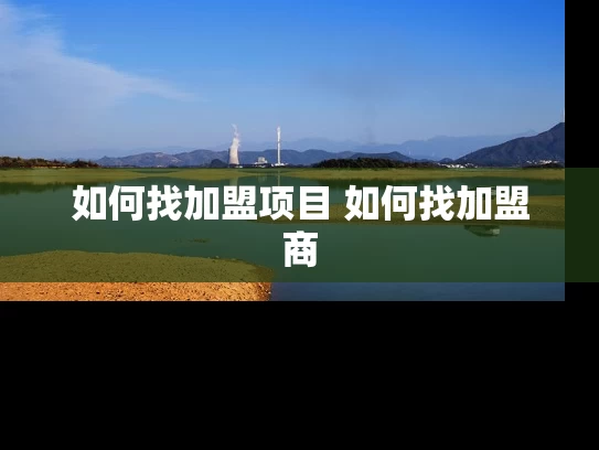 如何找加盟项目 如何找加盟商 如何找加盟项目 如何找加盟商