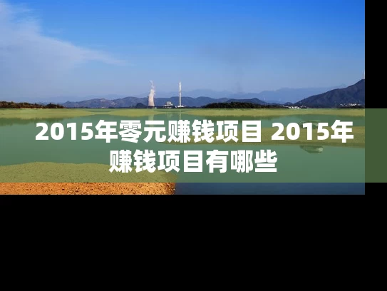2015年零元赚钱项目 2015年赚钱项目有哪些