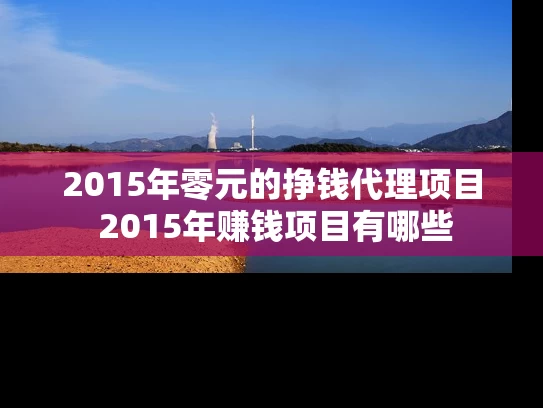 2015年零元的挣钱代理项目 2015年赚钱项目有哪些