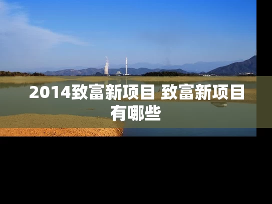 2014致富新项目 致富新项目有哪些 2014致富新项目 致富新项目有哪些