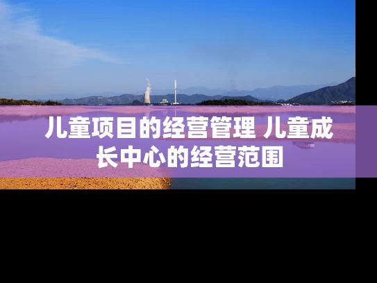 儿童项目的经营管理 儿童成长中心的经营范围