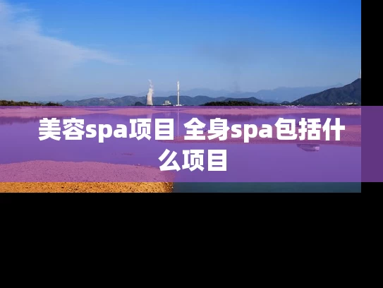美容spa项目 全身spa包括什么项目