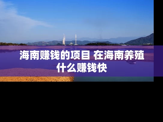 海南赚钱的项目 在海南养殖什么赚钱快