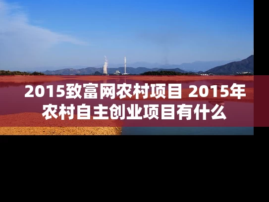 2015致富网农村项目 2015年农村自主创业项目有什么