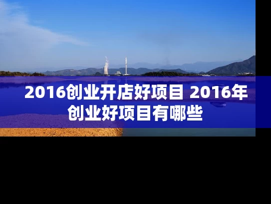 2016创业开店好项目 2016年创业好项目有哪些