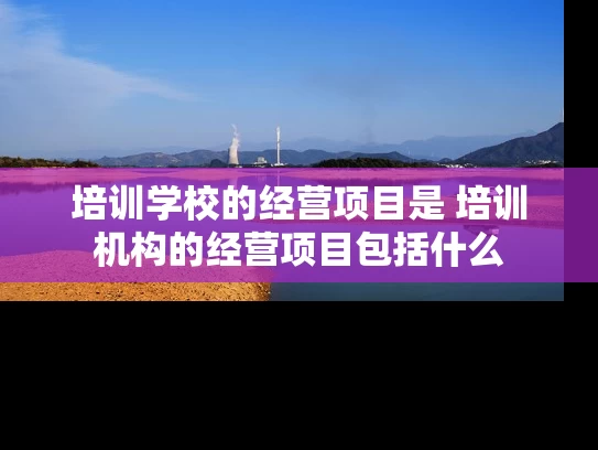 培训学校的经营项目是 培训机构的经营项目包括什么 培训学校的经营项目是 培训机构的经营项目包括什么