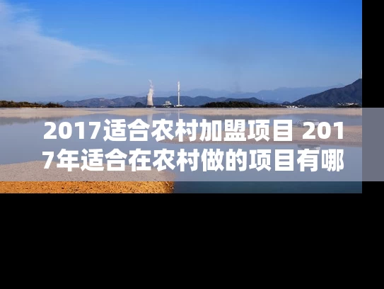 2017适合农村加盟项目 2017年适合在农村做的项目有哪些