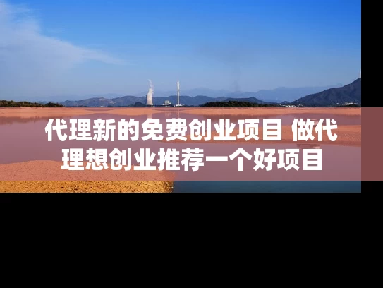 代理新的免费创业项目 做代理想创业推荐一个好项目