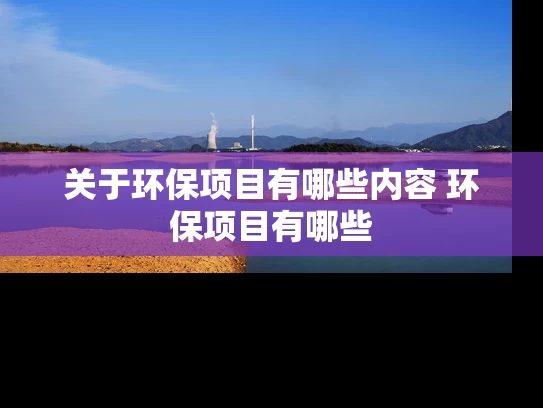 关于环保项目有哪些内容 环保项目有哪些