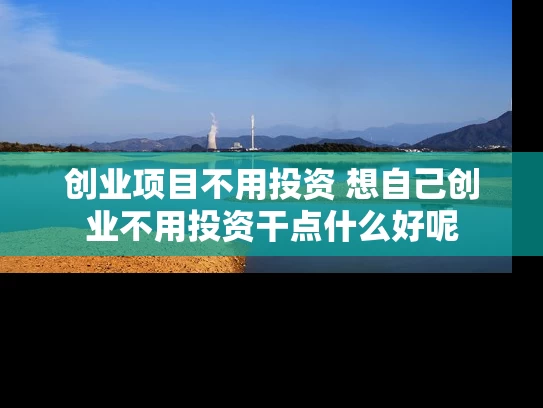 创业项目不用投资 想自己创业不用投资干点什么好呢