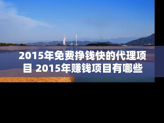 2015年免费挣钱快的代理项目 2015年赚钱项目有哪些