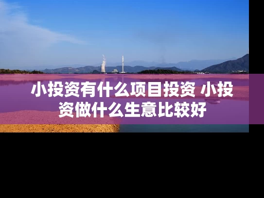 小投资有什么项目投资 小投资做什么生意比较好