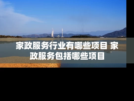 家政服务行业有哪些项目 家政服务包括哪些项目