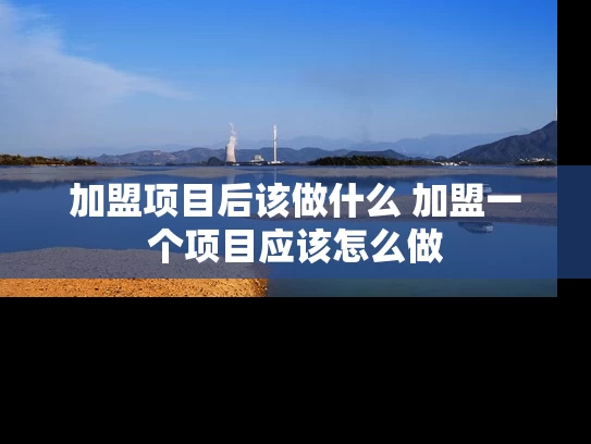 加盟项目后该做什么 加盟一个项目应该怎么做