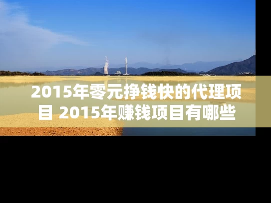 2015年零元挣钱快的代理项目 2015年赚钱项目有哪些