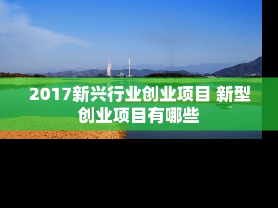 2017新兴行业创业项目 新型创业项目有哪些