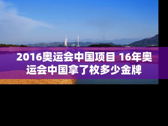2016奥运会中国项目 16年奥运会中国拿了枚多少金牌