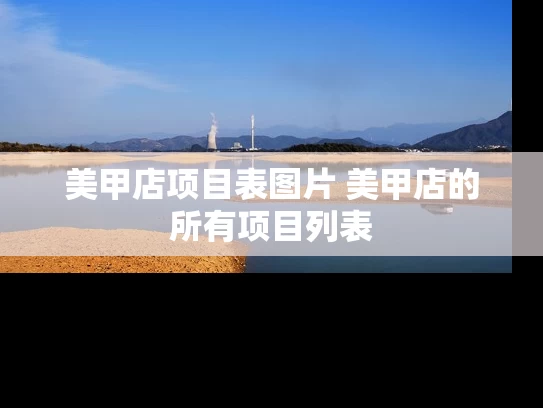 美甲店项目表图片 美甲店的所有项目列表