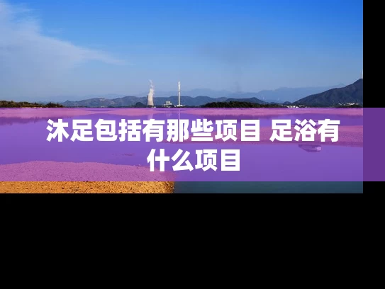 沐足包括有那些项目 足浴有什么项目