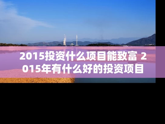 2015投资什么项目能致富 2015年有什么好的投资项目