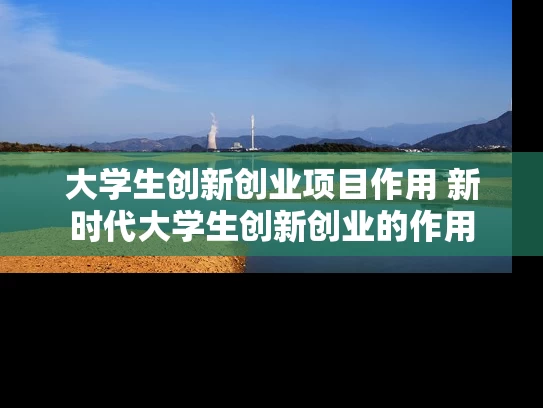 大学生创新创业项目作用 新时代大学生创新创业的作用