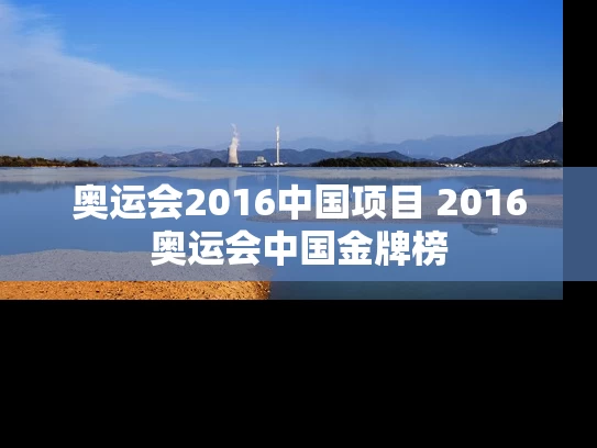 奥运会2016中国项目 2016奥运会中国金牌榜