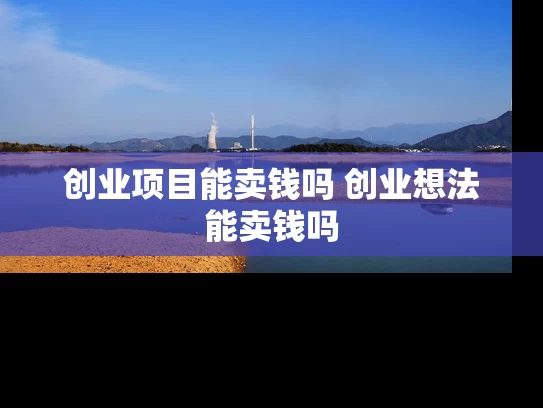 创业项目能卖钱吗 创业想法能卖钱吗